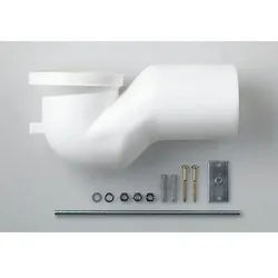 LAUFEN Ablaufset H8990270000001 für Stand-WC mit UP-Spülkasten 105-125 mm, weiß