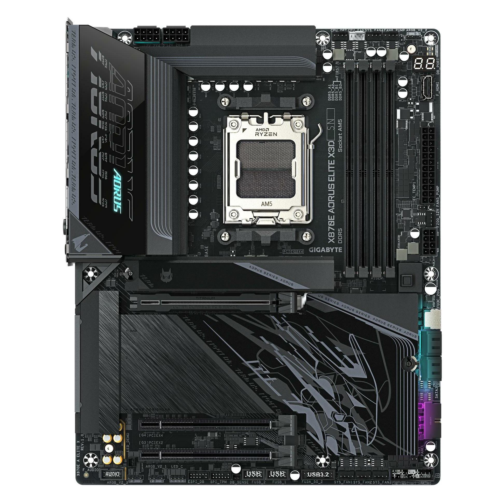 Gigabyte X870E AORUS ELITE X3D (AM5, AMD X870E, ATX) (X870E A ELITE X)