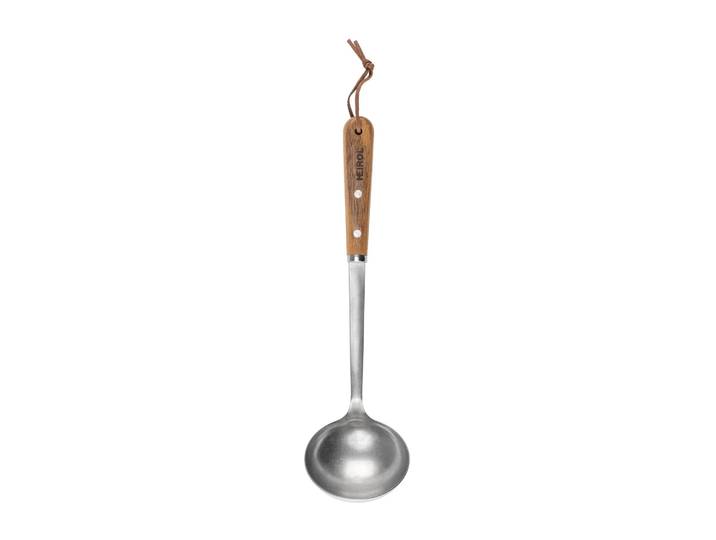 Heirol Louche en acier inoxydable 29,8 cm Hêtre