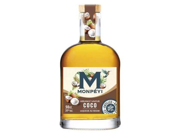 MONPÉYI Liqueur au rhum arrangé saveur coco 31° - 50 cl