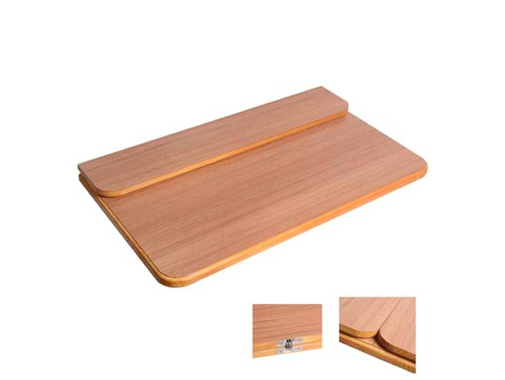 KAMRVLAAI Klappbare Wohnmobil-Tischplatte, platzsparendes Ersatzbrett Baltisches Birkensperrholz, 59,4 x 48 cm offen, 59,4 x 23,9 cm gefaltet, Holzmaserung Oberfläche, Wohnmobil, Wohnmobil, Boot