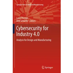Cybersecurity for Industry 4.0, Fachbücher von Dirk Schaefer, Lane Thames