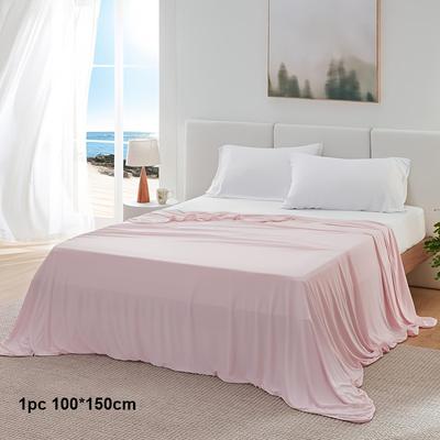 Shop Station Ice Silk Cooling Blanket Lightweight Breathable Summer Bed Blanket For Home & Hotel pink 39.37 59.06 In