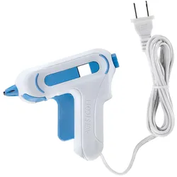 WESTCOTT mini Heißklebepistole weiß/blau