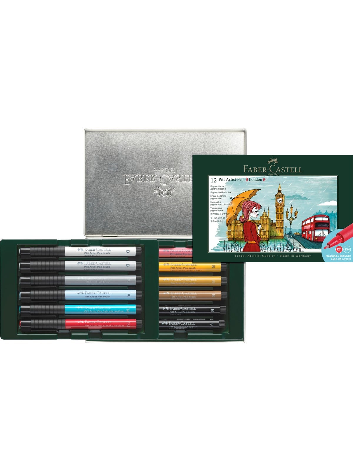Faber-Castell Tuschest. Pitt Artist Pen Set London