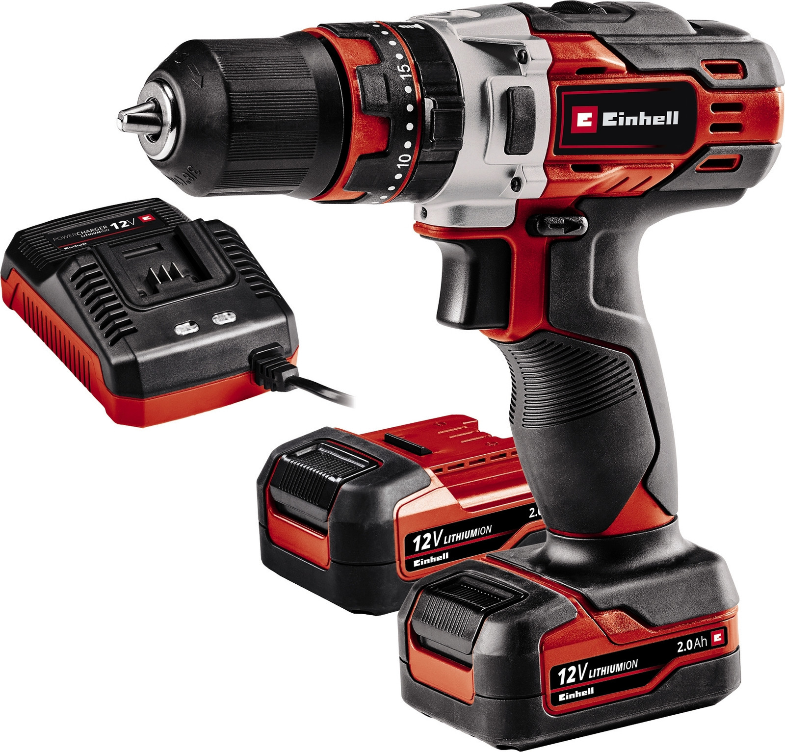Einhell TE-CD 12/1 Li-i Accuschroefboormachine met 2x 2,0Ah accu's