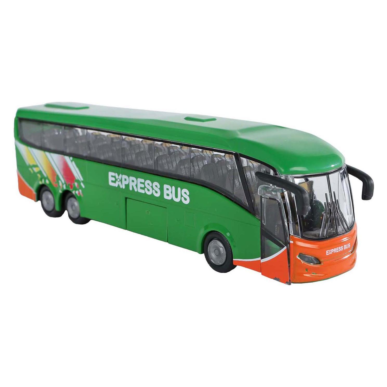 Kids Globe Farming Kids Globe -Bus Die Cast mit Licht und Ton, 18,5 cm (59871778)