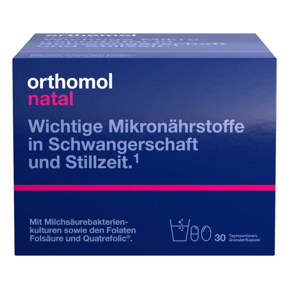 Orthomol pharmazeutische Orthomol Natal Granulat/Kapseln 30er-Packung 01319904