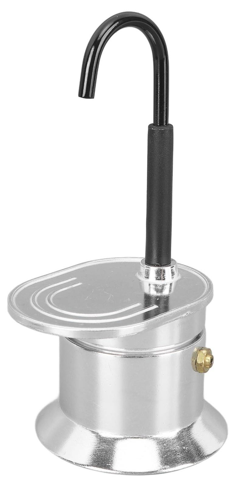 Merkloze Moka Pot voor 1 kopje koffie, handmatige espresso maker