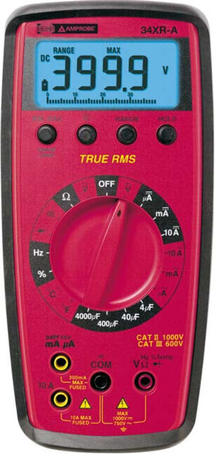 Beha-Amprobe Multimètre numérique TMRS Amprobe 34XR-A-D (3454680)
