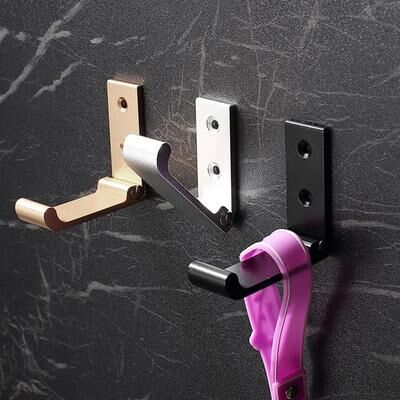 Uplift Treasures Matte Black Folding Wall Hook silver s