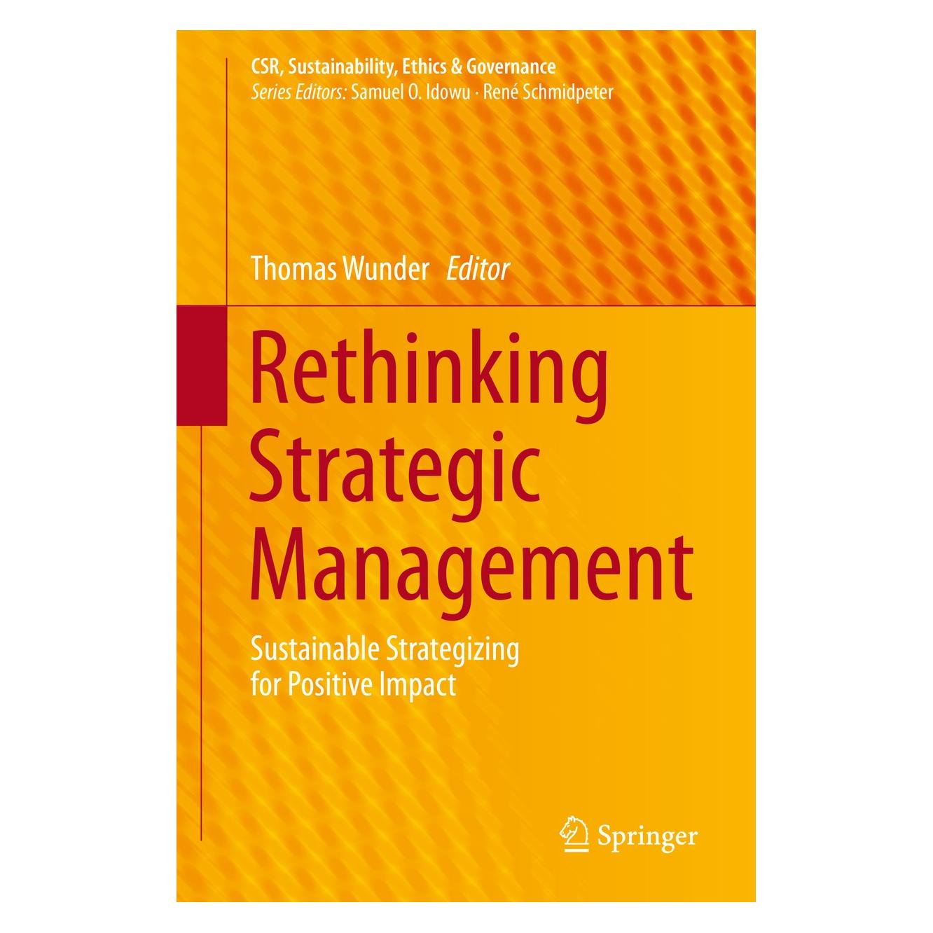 Springer Rethinking Strategic Management (9783030060121)