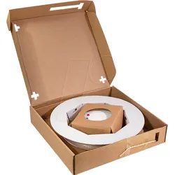LOGILINK FB4SC50 - FTTH-Anschlußbox, 4x SC/APC, mit 50 m Verlegekabel