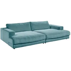 Portobello Bigsofa Aberdeen Cord Blau, Grün Petrol
