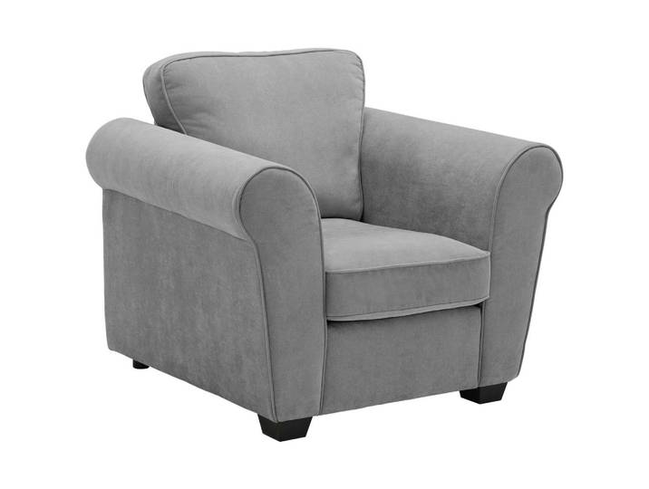 Carryhome Sessel, Grau, Kunststoff, Füllung: Schaumstoff, 106x88x86 cm, Wohnzimmer, Sessel, Sessel