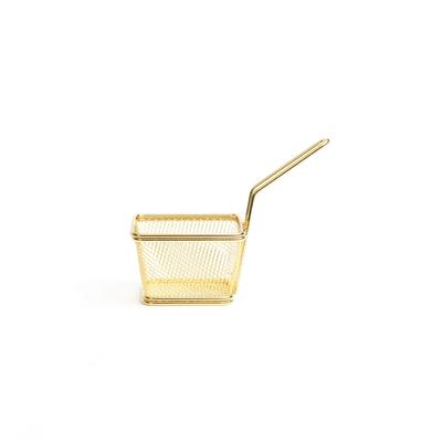 Comas Quadratischer Korb Gold 10X9Xh7 Cm Model Al Andalus X 4 Stück