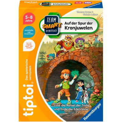 Spiel RAVENSBURGER "tiptoi Team SMART ermittelt: Auf der Spur der Kronjuwelen", bunt, Spiele, Kinder, Made in Europe