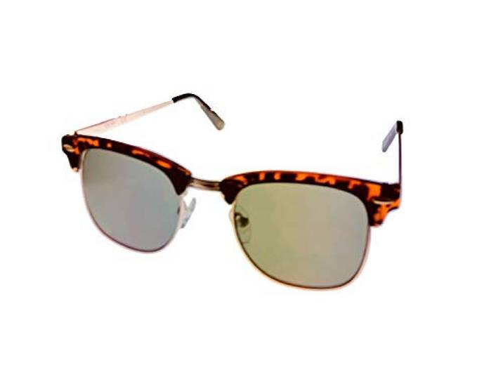 Kenneth Cole Reaction herenzonnebril KC1330 52N vierkant goud metaal bruin