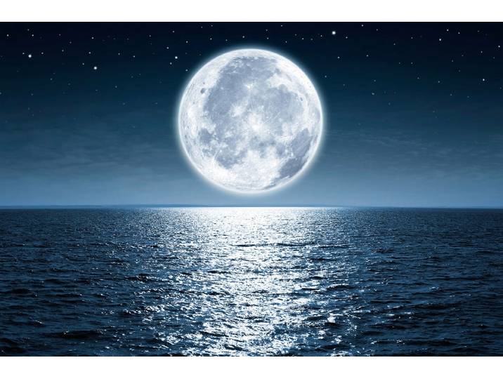 Fototapete PAPERMOON Vollmond , bunt, B:3m L:2,23m, Vlies, Tapeten, Fototapete