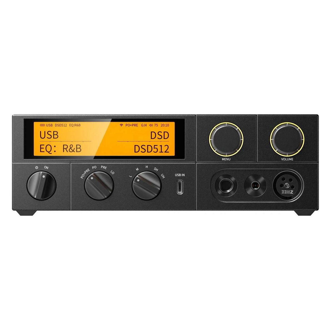 FiiO K17 (Display, Gain-Schalter, Klangregelung, USB Host, USB-DAC, Airplay, aptX, Bluetooth, Infrarot, WLAN) (K17 black)