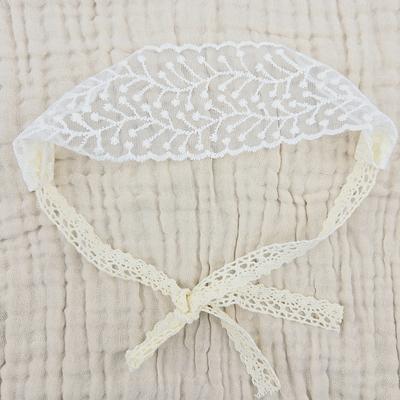 Tiny Tots Teens Trends Baby Hair Accessories Hollow Headbands For Girls Elastic Lace White Floral Sweet Princess Hairband For Newborn f