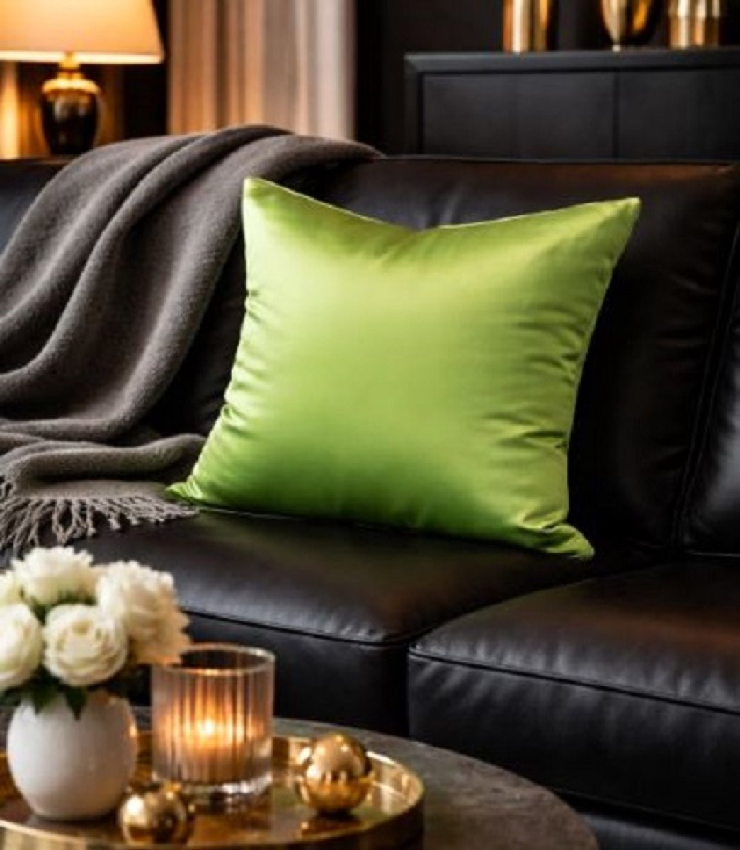 Soft Glow Collection Kussenhoes – Lichtgroen – 45 x 45 cm