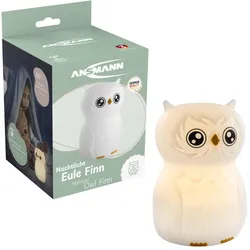 ANSMANN Nachtlicht Eule Finn