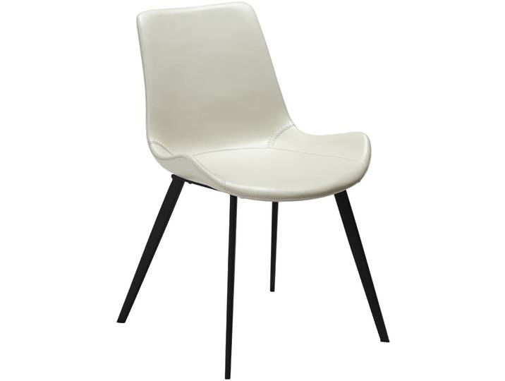 DAN-FORM Stuhl 2er-Set Hype hellbeige Kunstleder