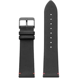 Watx & Colors Uhrband WXCO1730 Schwarz (44 mm, Echtes Leder, Leder), Uhrenarmband, Schwarz