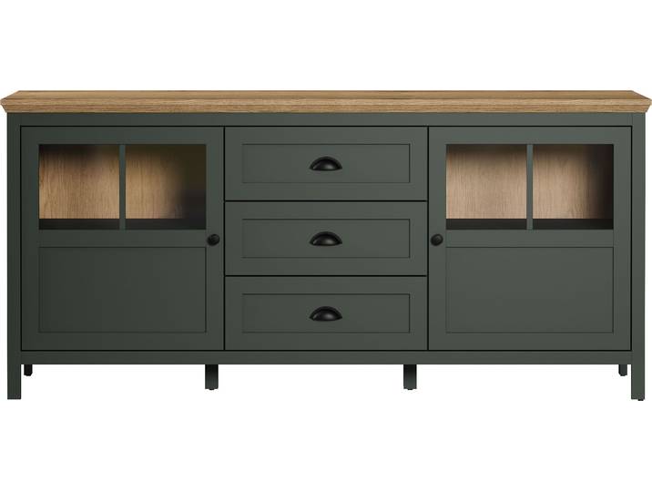 trendteam Stanton Sideboard Tannengrün/Evoke Eiche, B/H/T ca. 185/86/45 cm