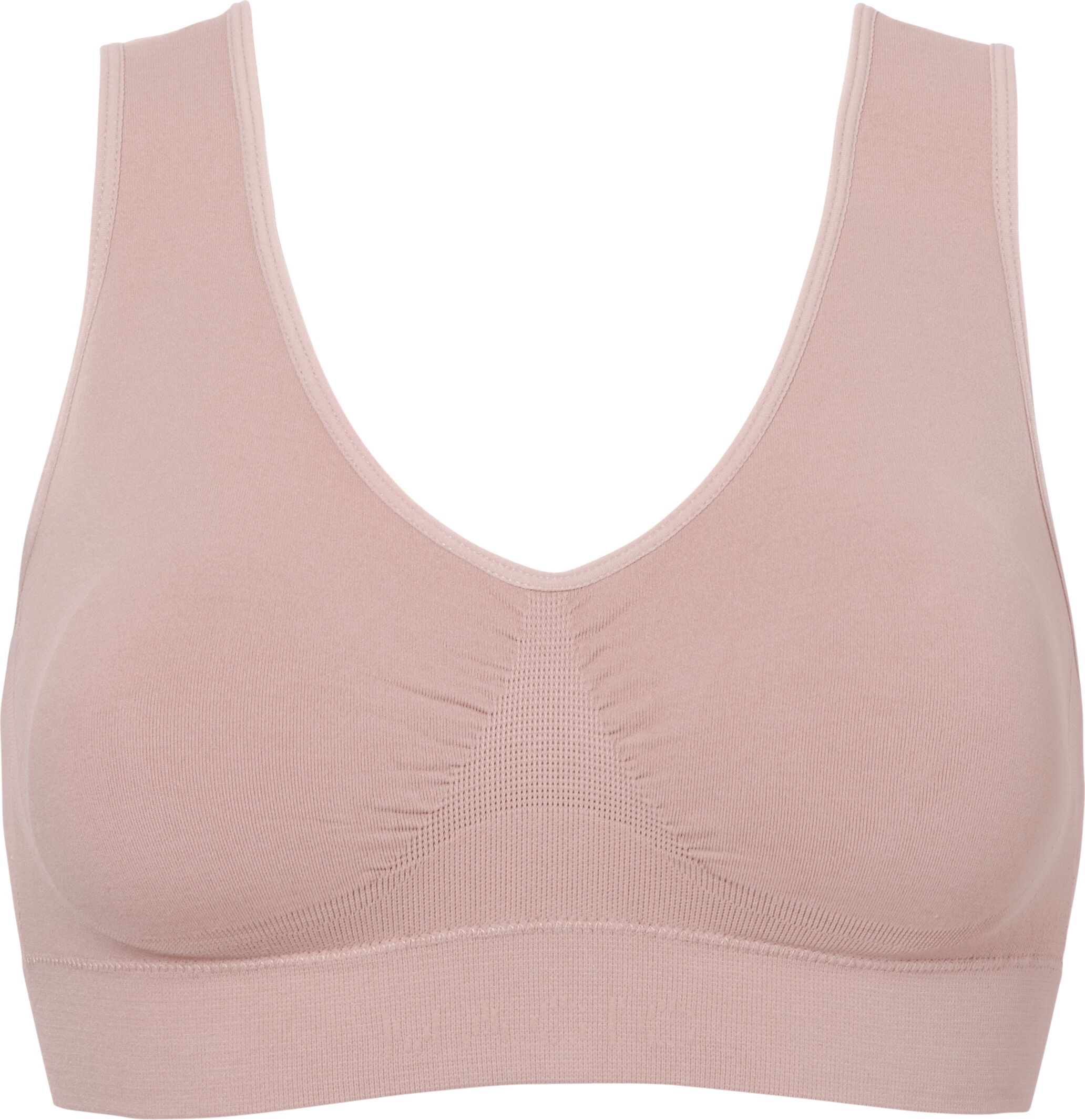 Bügelloser BH MAGIC BODYFASHION "Bamboo Comfort Bra", Damen, Gr. S, N-Gr, rosa (bamboo rose), Obermaterial: 78% Viskose, 17% Polyamid, 5% Elasthan, BHs Bügelloser BH bamboo rose S, N-Gr