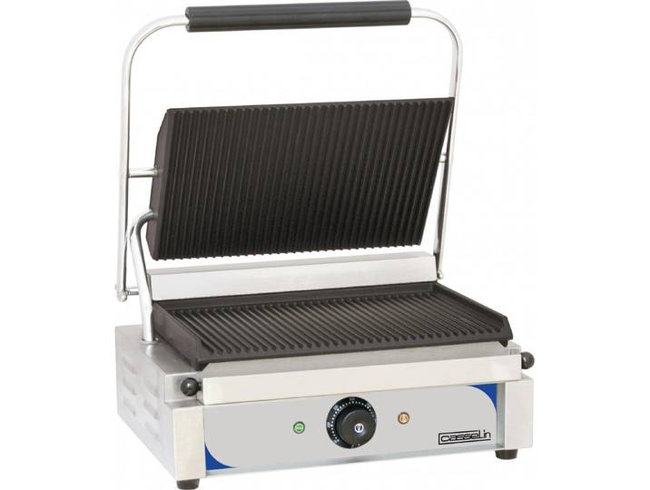Grill Panini Plaques Rainurée - Rainurée - Casselin