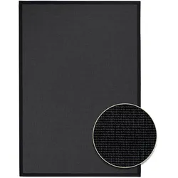 In- und Outdoorteppich NATURINO S2 Rips - Schwarz - 160x230cm