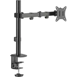 Savio UM-02 Tischhalterung für Monitor 17”–32” 2–9 kg (Boden, 32", 9 kg), Monitor Halterung, Schwarz