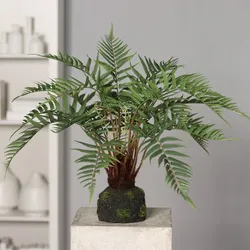 Kunstpflanze Waldfarn (H 60 cm) - grün - H 60 cm