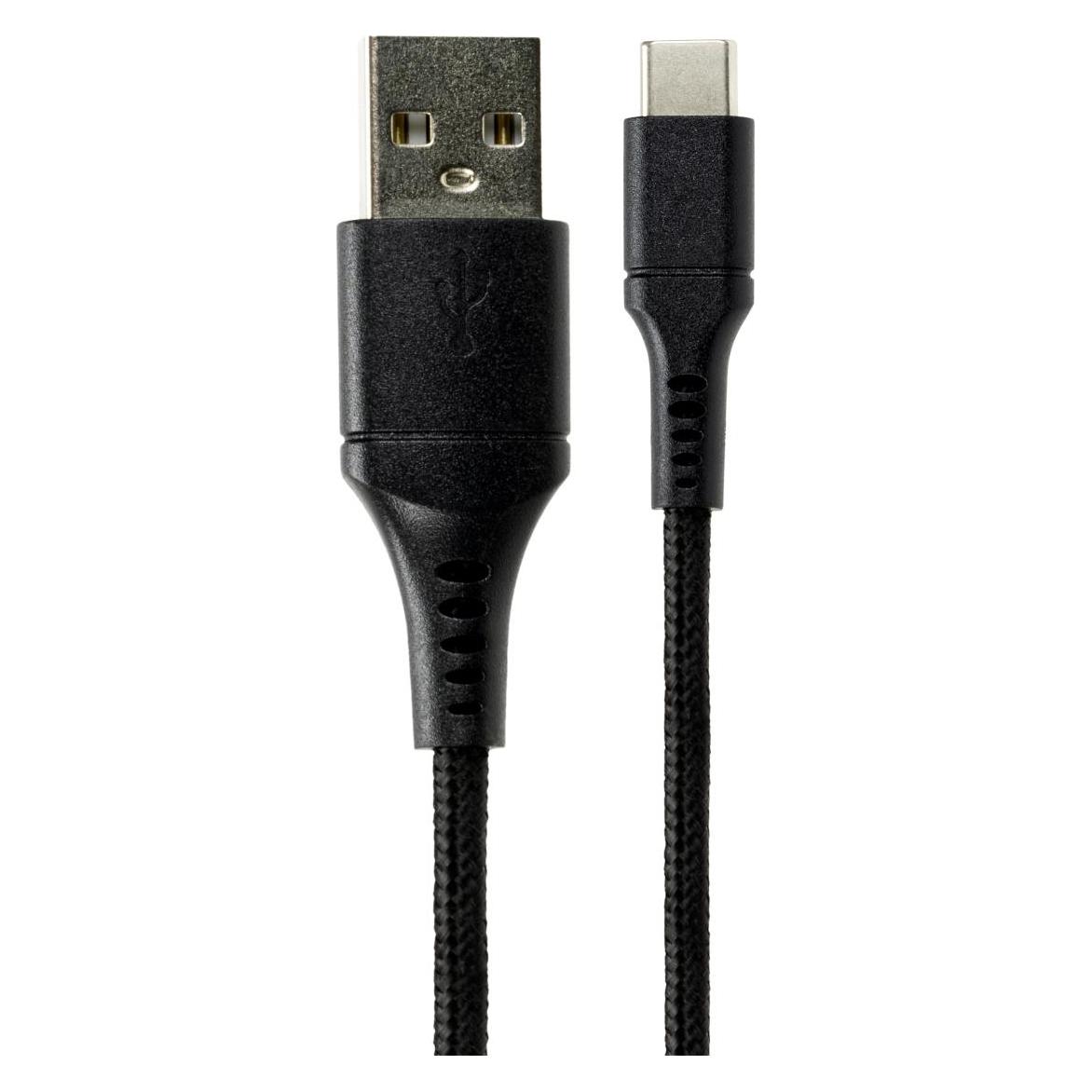 Speedlink Kabel-3er-Set, USB-A auf USB-C, schwarz (2 m, USB 2.0) (SL-170218-BK-RF)