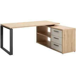 Composad Eckschreibtisch Disegno Holzoptik Artisan-Eiche