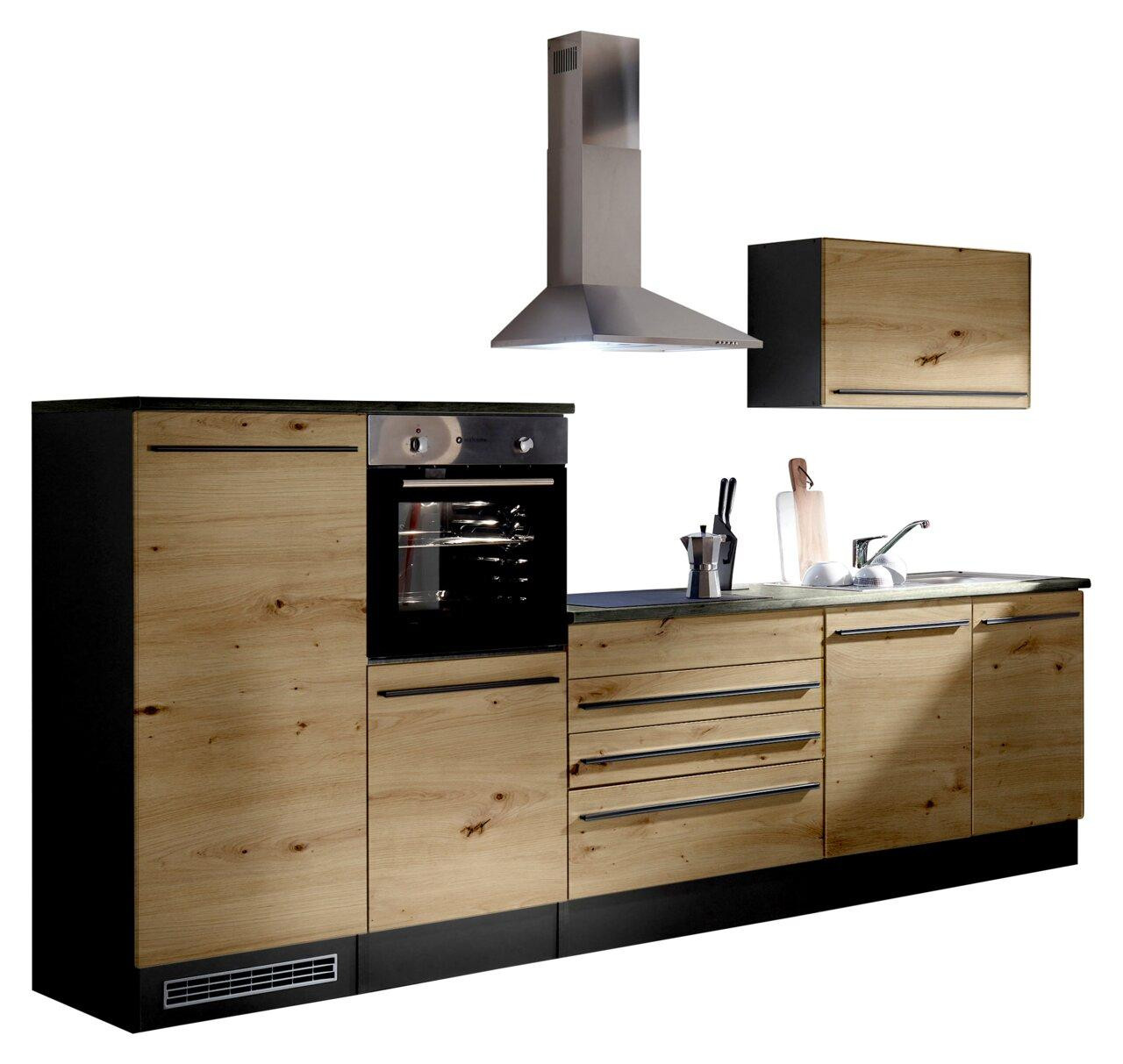 Yourkitchen Küchenblok 320 BASIS JAZZ in houtlook