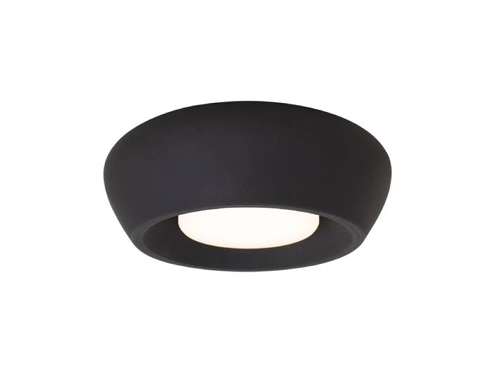 Plafonnier rond moderne noir - Concerto