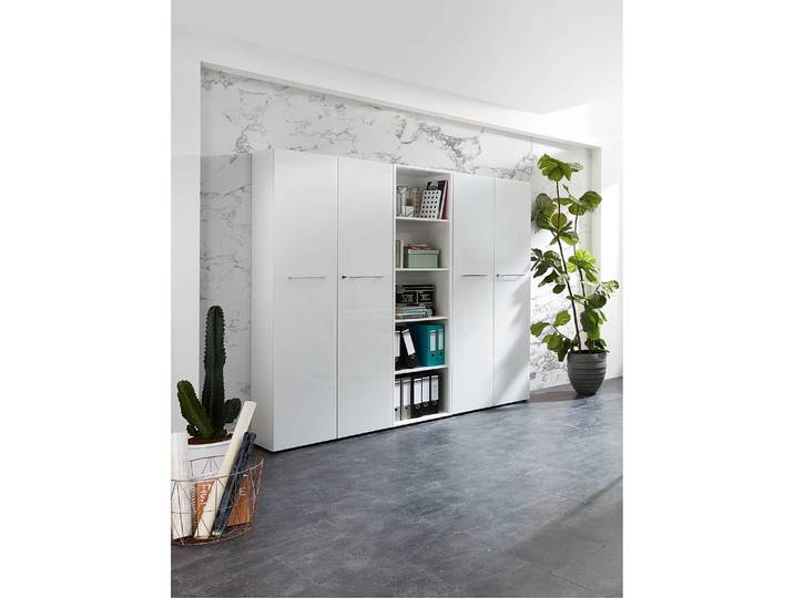 Armoire de rangement 196cm Blanc
