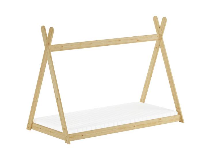 Kinderbett Spielbett Tipi Bett 90 x 200 cm Kiefer Massiv