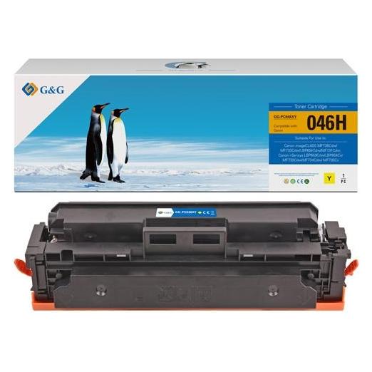 G&G kompatibel Toner mit Canon 046HY, NT-PC046XY, yellow, 5000S, high capacity (Y) (16952)