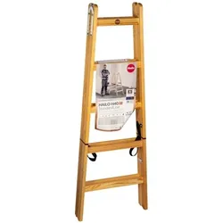 Hailo, Leiter + Gerüst, H40 StandardLine 2x5 Holz-Doppelsprossenleiter (Stehleiter)