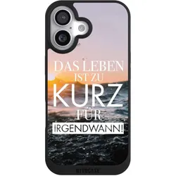 Nivocase Handyhülle für Apple iPhone 17 Hülle NIVOpure Case Schwarz Meer Statement Spruch (Apple iPhone 17), Smartphone Hülle, Schwarz