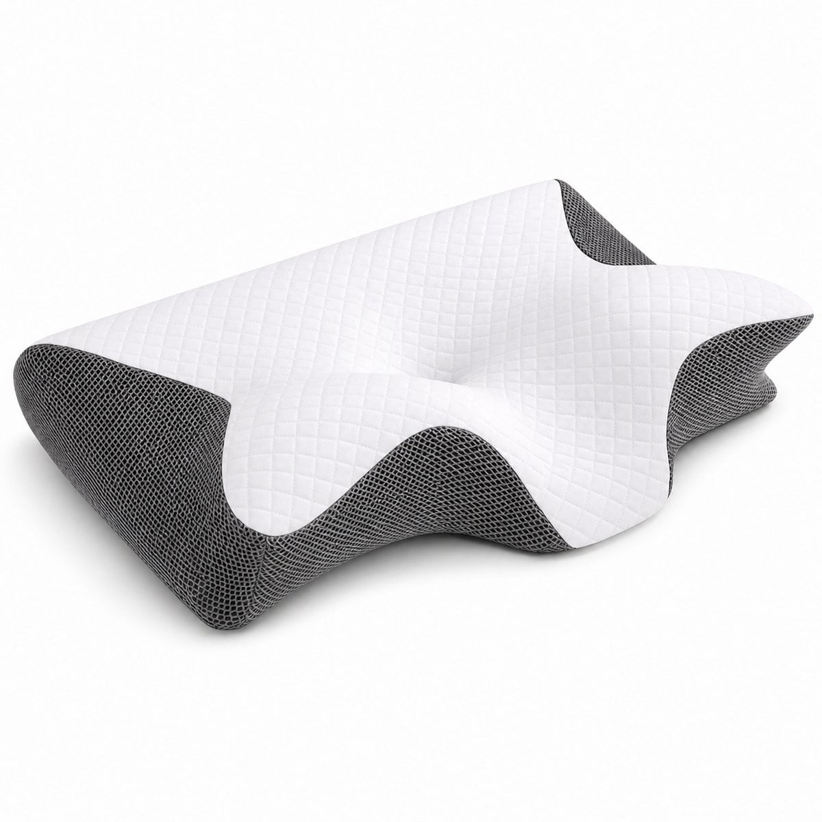 ZenRest Ergonomisch Vlinderkussen - Orthopedisch Anti-Snurk Kussen van Traagschuim voor Nekklachten en Slaapapneu