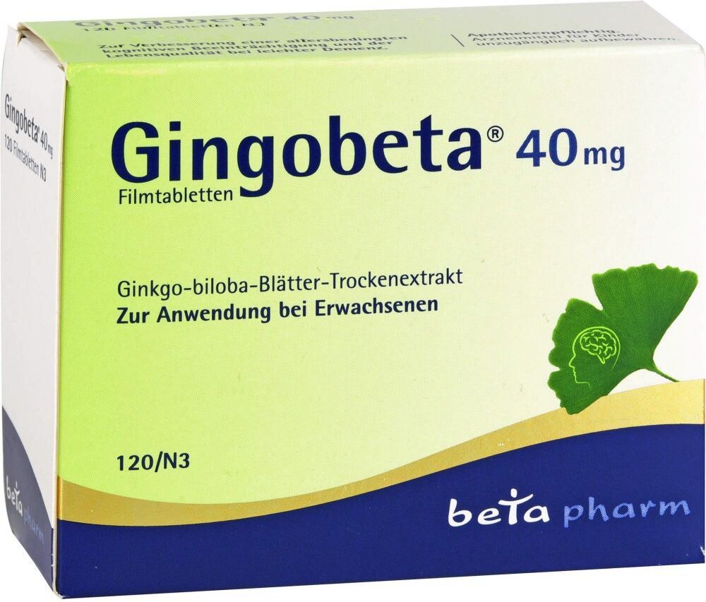 Gingobeta 40 mg Filmtabletten