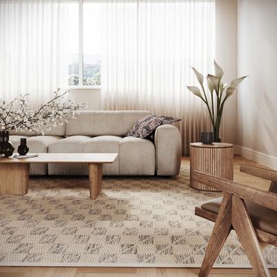 Nuloom Fiorenna Modern Checkered Rug