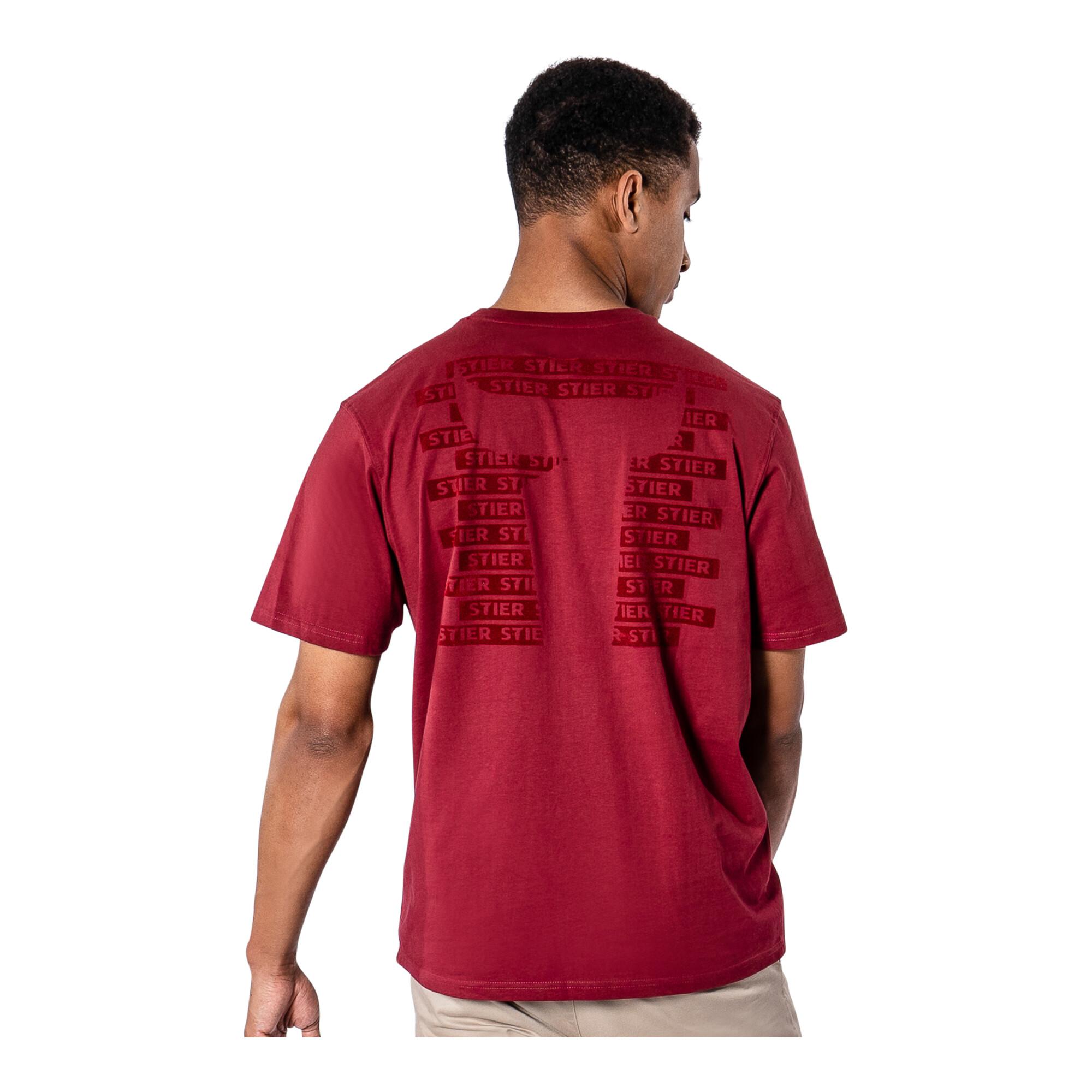 STIER Heavy Tee S Deep Red (905781)