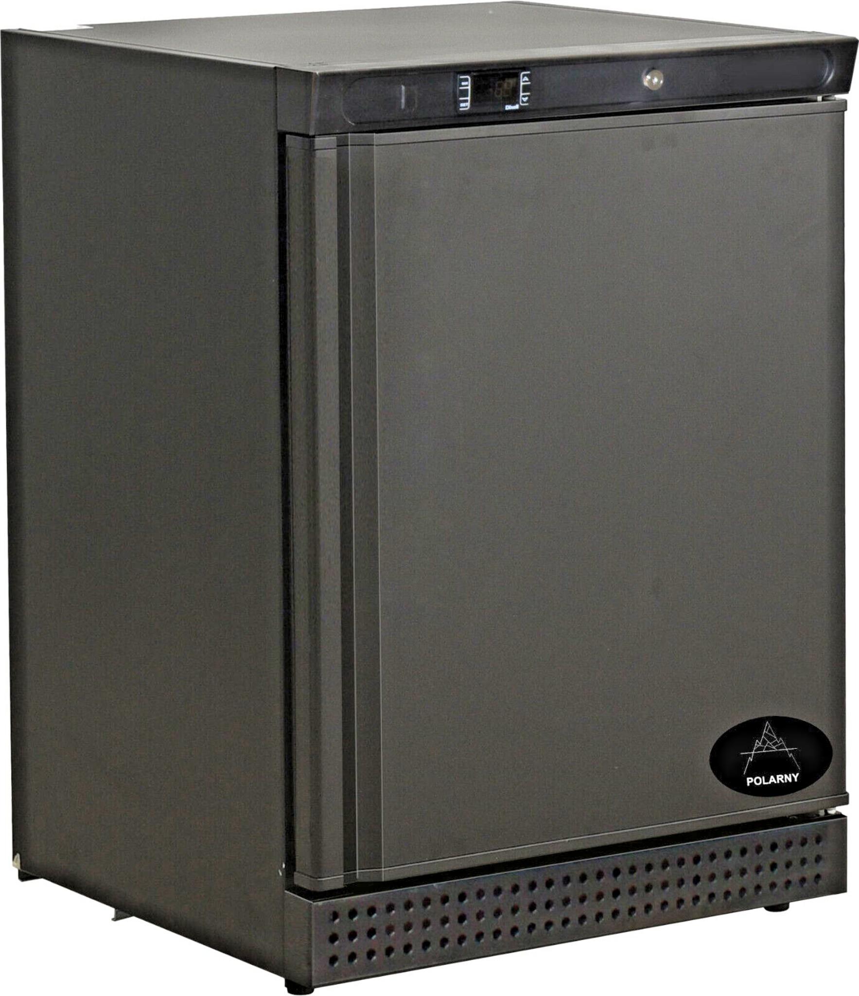 Gastro Kühlschrank | Lagerkühlschrank | Gewerbekühlschrank | 1 Tür | Schwarz | 129 Liter | +2 bis +8 °C