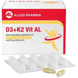 D3 + K2 Vit AL 2000IE/80 Mikrogramm 90 St Kapseln